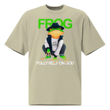 FULLY RELY ON GOD Oversized faded t-shirt